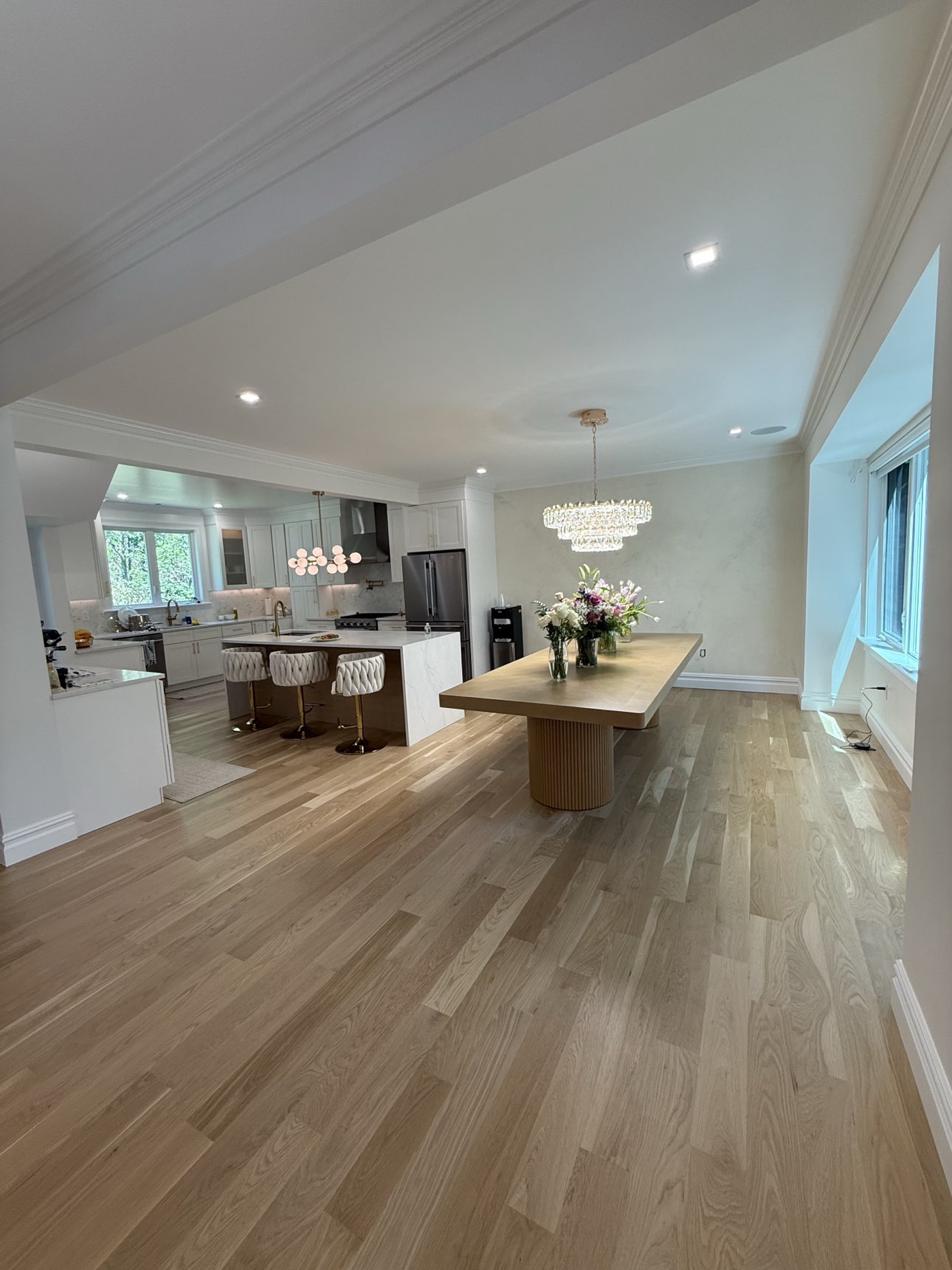 Detailed view of a completed kitchen renovation